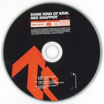 Red Snapper : Some Kind Of Kink (CD, Single, Promo)