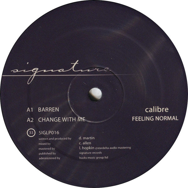 Calibre : Feeling Normal (4x12", Album)