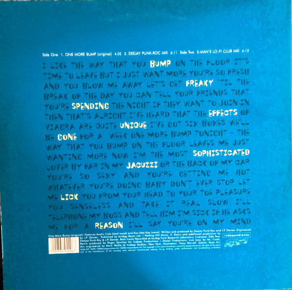 Deejay Punk-Roc : One More Bump (12")