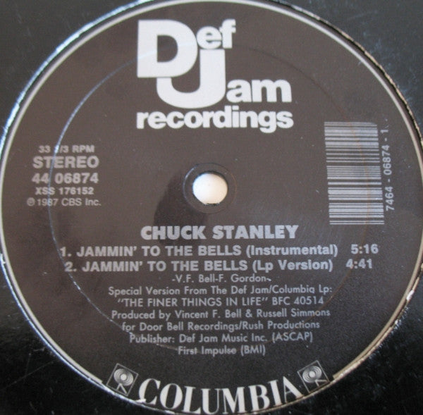 Chuck Stanley : Jammin' To The Bells (Remix) (12")