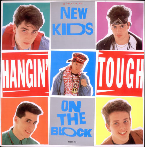 New Kids On The Block : Hangin' Tough (12", Single, RE)