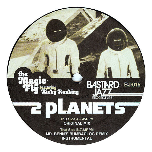 The Magic Fly Featuring Ricky Ranking : 2 Planets (12")