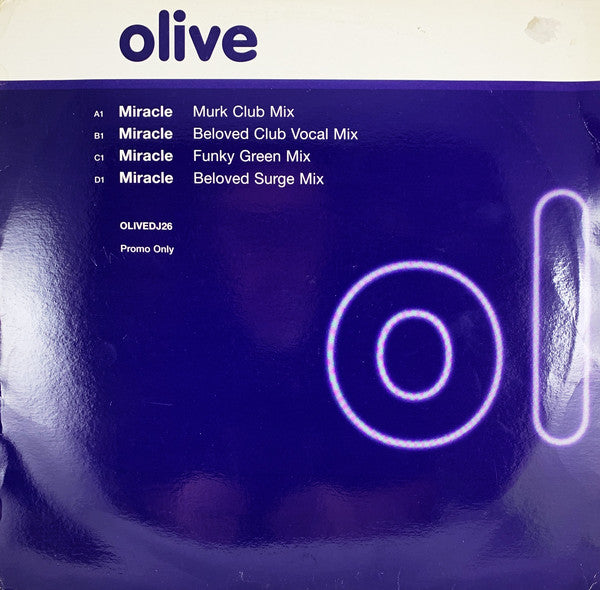 Olive : Miracle (2x12", Promo)