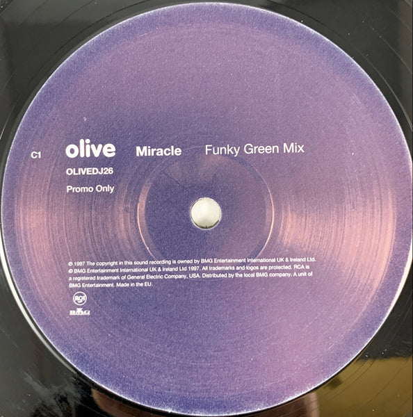 Olive : Miracle (2x12", Promo)