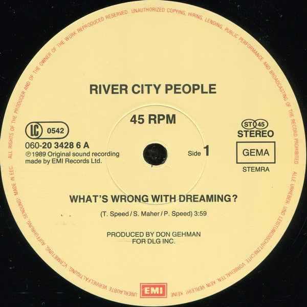 River City People : (What's Wrong With) Dreaming? (12")