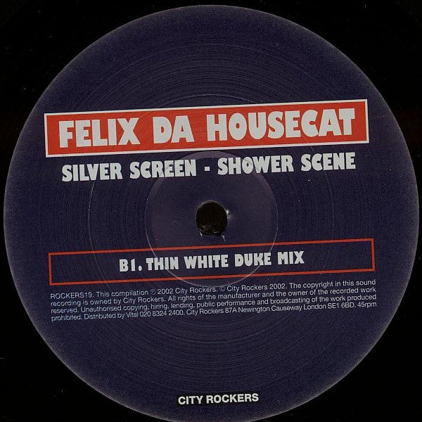 Felix Da Housecat : Silver Screen Shower Scene (12")