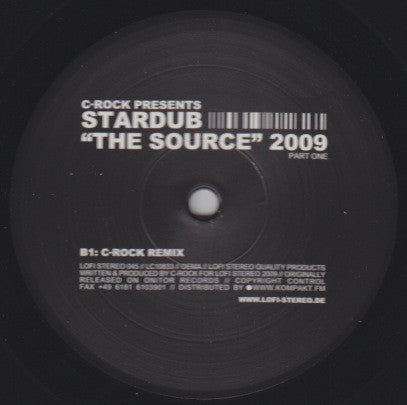 C-Rock Presents Stardub : The Source 2009 (Part One) (12")