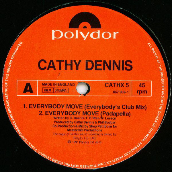 Cathy Dennis : Everybody Move (12", Single)