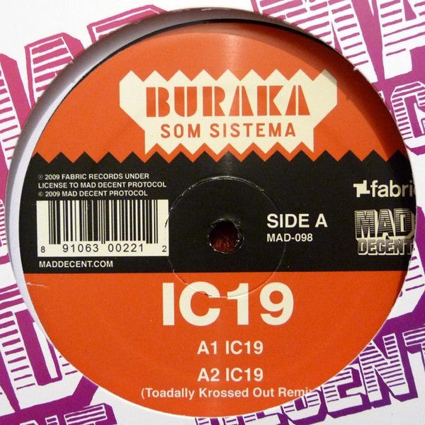 Buraka Som Sistema : IC19 (12")