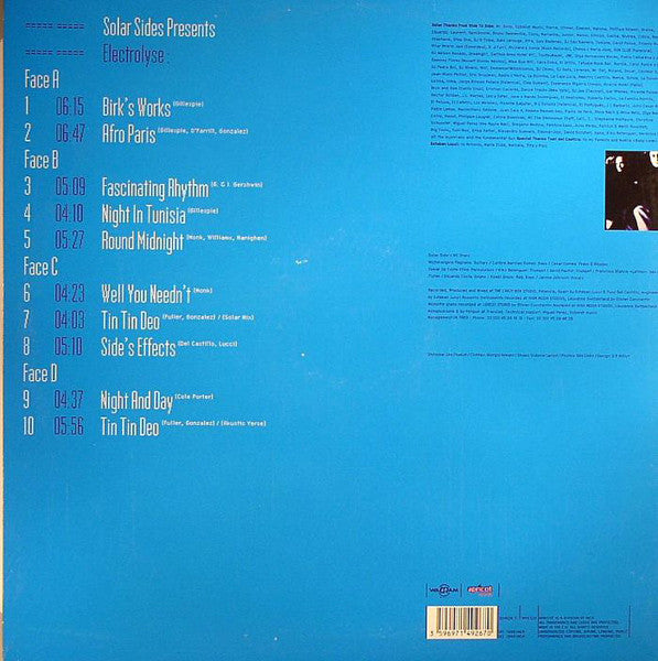 Solar Sides : Electrolyse (2xLP, Album)