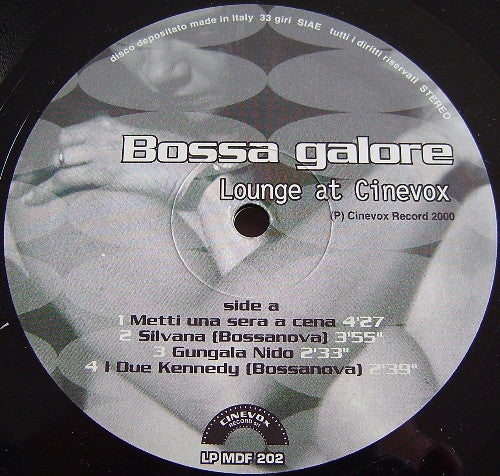 Various : Bossa Galore - Lounge At Cinevox (2xLP, Comp)