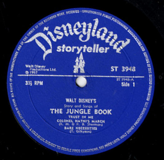 Walt Disney : The Jungle Book (LP, Album, Gat)