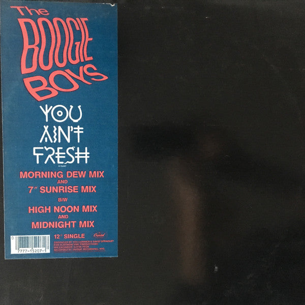 Boogie Boys : You Ain't Fresh (12")