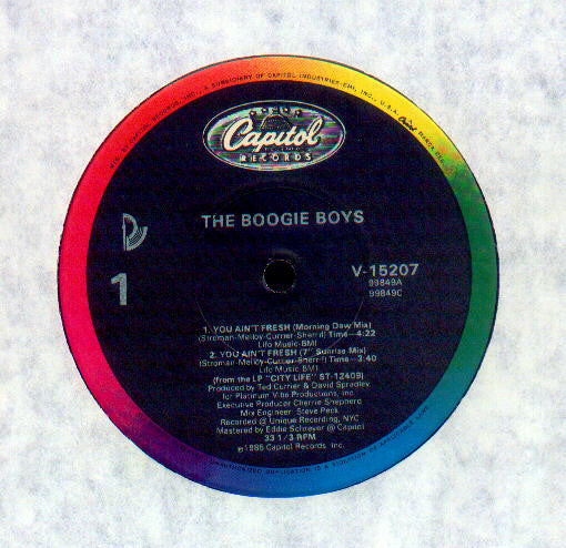 Boogie Boys : You Ain't Fresh (12")