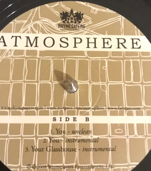 Atmosphere (2) : You / Your Glasshouse (12")