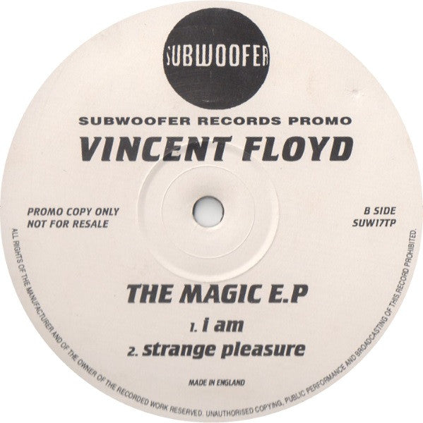 Vincent Floyd : The Magic E.P (12", EP, Promo)