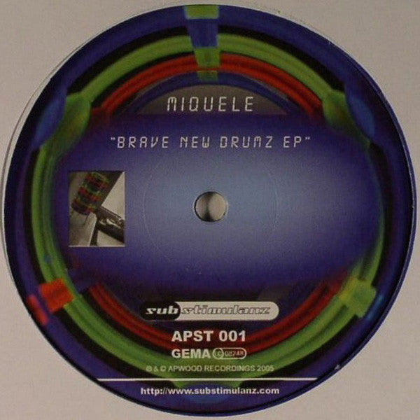 Miquele (2) : Brave New Drumz EP (12", EP)