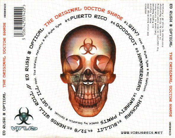 Ed Rush & Optical : The Original Doctor Shade (CD, Album + CD, Album, Mixed)