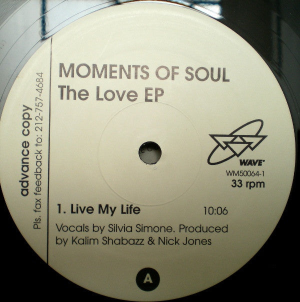 Moments Of Soul : The Love EP (12", Promo)