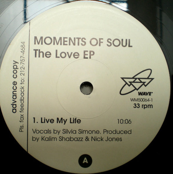 Moments Of Soul : The Love EP (12", Promo)