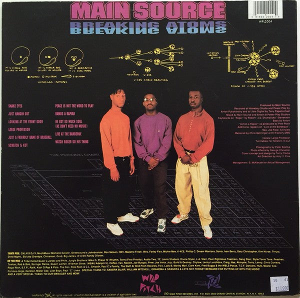 Main Source : Breaking Atoms (LP, Album, RE)