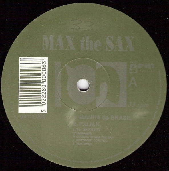 Max The Sax : Manha De Brasil (12")
