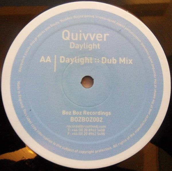 Quivver : Daylight (12")