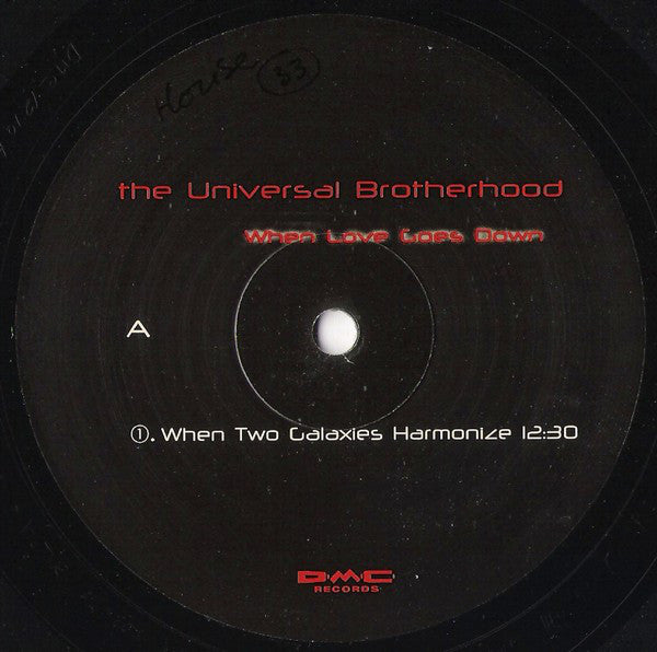 The Universal Brotherhood : When Love Goes Down (12")