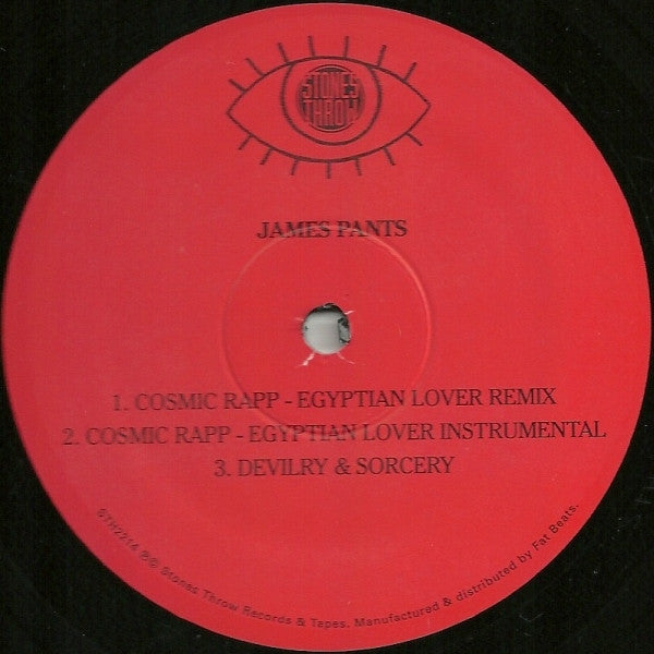 James Pants Meets Egyptian Lover : Cosmic Rapp (12")