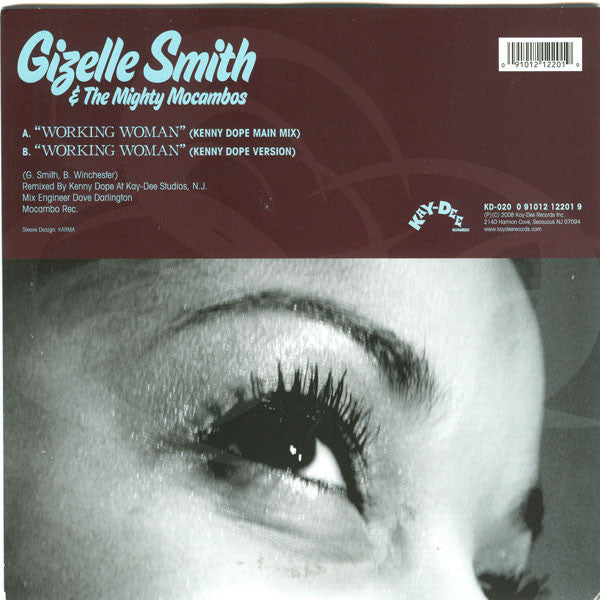 Gizelle Smith & The Mighty Mocambos : Working Woman (The Kenny Dope Mixes) (7")