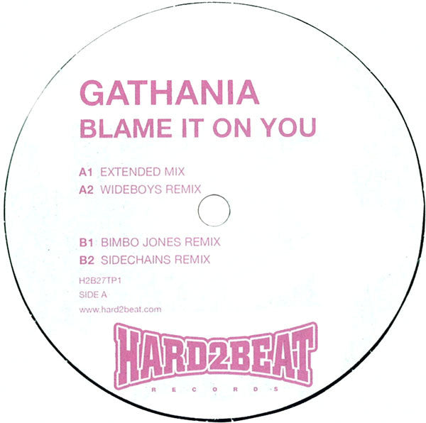 Gathania : Blame It On You (12", Ltd, Promo)