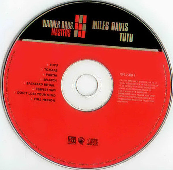 Miles Davis : Tutu (CD, Album, RE, RM, Dig)