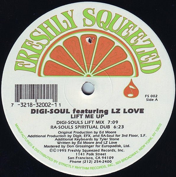 Digi-Soul Featuring LZ Love : Lift Me Up (12")