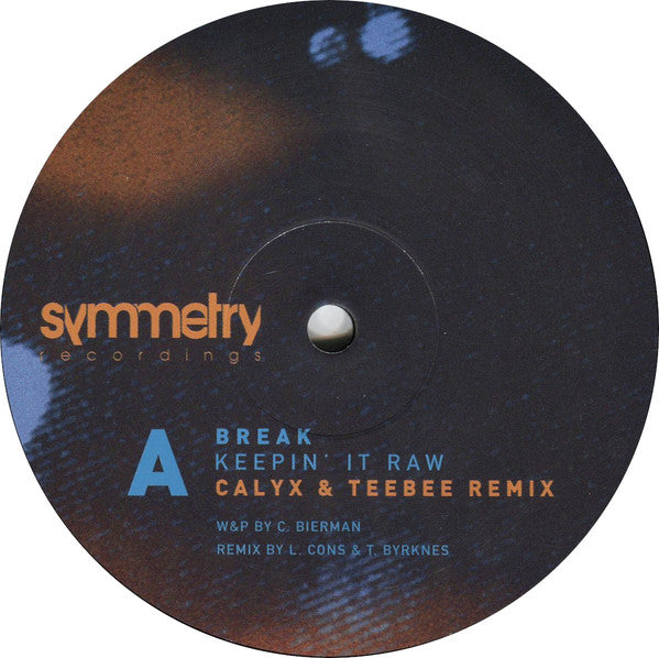 Break : Keepin' It Raw / Conversations (Remixes) (12", Single)