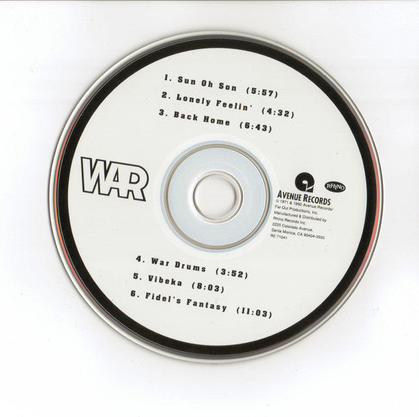 War : War (CD, Album, RE, RM)