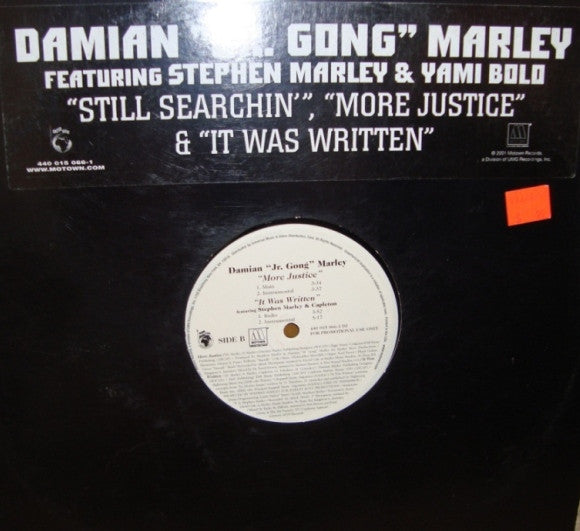 Damian Marley : Still Searchin / More Justice / It Was Written (12", Promo)