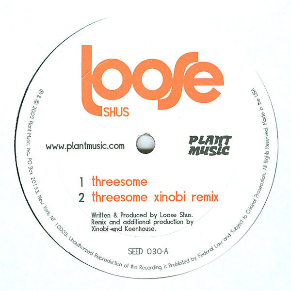 Loose Shus : Threesome (12")