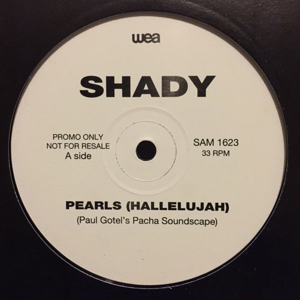 Shady (6) : Pearls (Hallelujah) (2x12", Promo)