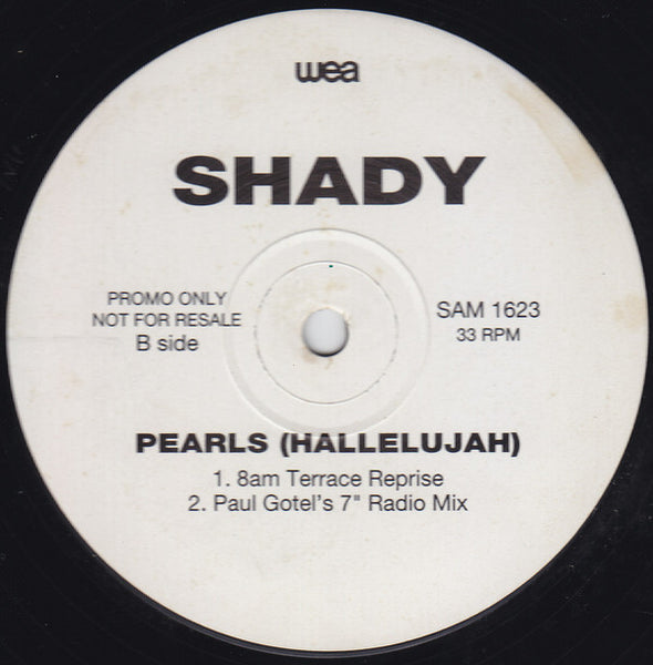 Shady (6) : Pearls (Hallelujah) (2x12", Promo)