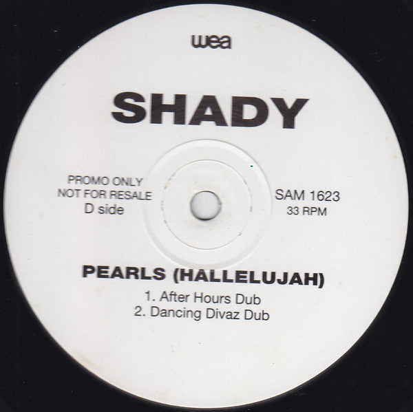Shady (6) : Pearls (Hallelujah) (2x12", Promo)