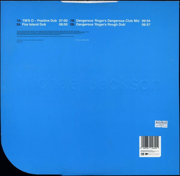 Michael Jackson : Blood On The Dance Floor / Dangerous (12")