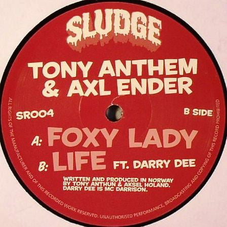 Tony Anthem & Axl Ender : Foxy Lady (12")