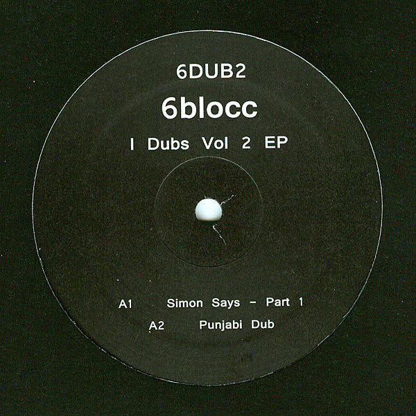 6Blocc : I Dubs Vol 2 EP (12", EP)