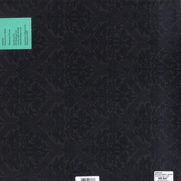James Blake : Air & Lack Thereof (12", Single)