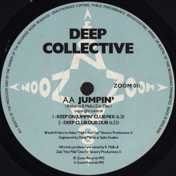 Deep Collective : Keep It Open / Jumpin' (12")