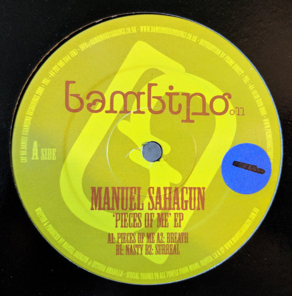 Manuel Sahagun : Pieces Of Me EP (12", EP)
