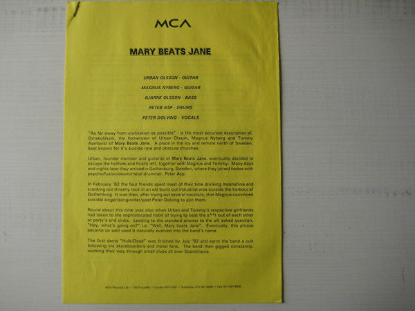 Mary Beats Jane : Old (12", Promo)
