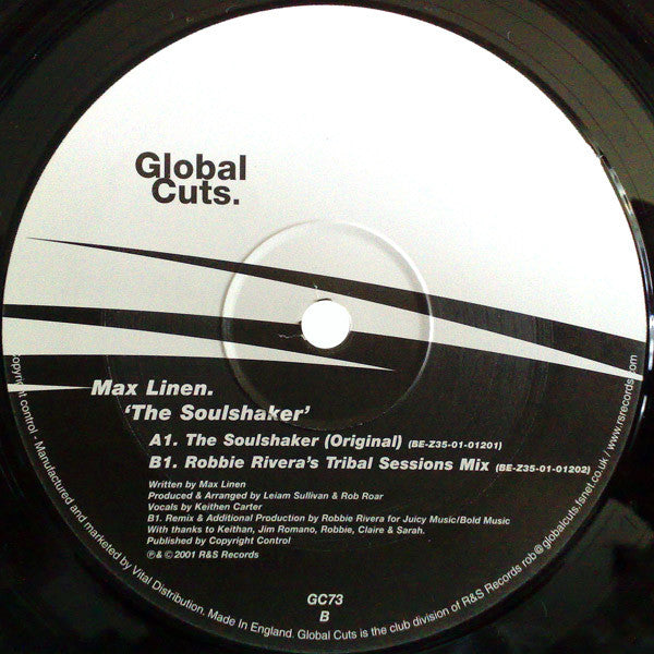 Max Linen : The Soulshaker (12")