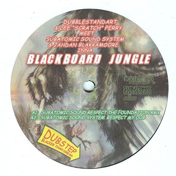 Dubblestandart & Lee Perry Meet Subatomic Sound System & Jahdan Blakkamoore : Blackboard Jungle (12", Ltd)