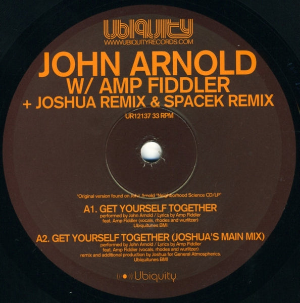 John Arnold Featuring Amp Fiddler : Get Yourself Together (12")